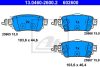 Renault Koleos fékbetét garnitúra | ATE 13.0460-2600.2 Renault Koleos fékbetét garnitúra | ATE 13.0460-2600.2