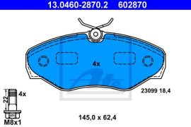 Nissan Primastar fékbetét garnitúra | ATE 13.0460-2870.2