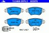 Opel Astra fékbetét garnitúra | ATE 13.0460-3976.2 Opel Astra fékbetét garnitúra | ATE 13.0460-3976.2