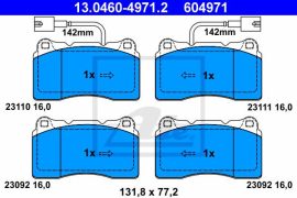 Renault Megane fékbetét garnitúra | ATE 13.0460-4971.2