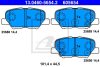 Citroen C4 fékbetét garnitúra | ATE 13.0460-5654.2