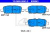 Nissan Qashqai fékbetét garnitúra | ATE 13.0460-5843.2