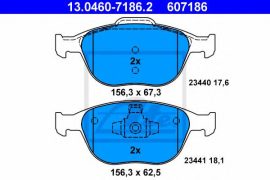 Ford Focus fékbetét garnitúra | ATE 13.0460-7186.2