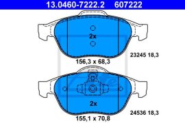 Renault Scenic fékbetét garnitúra | ATE 13.0460-7222.2