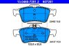 Renault Laguna fékbetét garnitúra | ATE 13.0460-7251.2 Renault Laguna fékbetét garnitúra | ATE 13.0460-7251.2