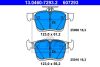 Seat Leon fékbetét garnitúra | ATE 13.0460-7293.2