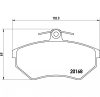 Volkswagen Caddy fékbetét garnitúra | Textar 2016804