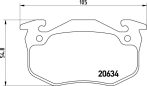 Peugeot Rifter fékbetét garnitúra | Textar 2281301