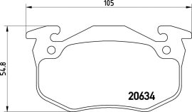 Peugeot 5008 fékbetét garnitúra | Textar 2281301