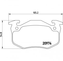 Peugeot 206 fékbetét garnitúra | Textar 2097401