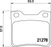 Peugeot 406  fékbetét garnitúra | Textar 2127803