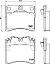 Volkswagen Transporter fékbetét garnitúra | Textar 2163501