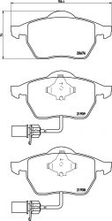 Audi A4 fékbetét garnitúra | Textar 2193801