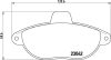 Citroen Evasion  fékbetét garnitúra | Textar 2304201