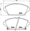 Nissan Almera Tino fékbetét garnitúra | Textar 2309401