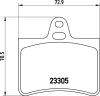 Citroen C5 fékbetét garnitúra | Textar 2330501 Citroen C5 fékbetét garnitúra | Textar 2330501