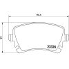 Volkswagen Phaeton fékbetét garnitúra | Textar 2332603