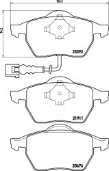 Audi A3 fékbetét garnitúra | Textar 2339201