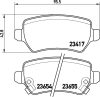 Opel Corsa fékbetét garnitúra | Textar 2341703