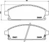 Nissan X-Trail fékbetét garnitúra | Textar 2342001