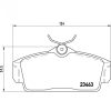 Nissan Almera fékbetét garnitúra | Textar 2346302