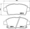 Toyota Prius fékbetét garnitúra | Textar 2351002