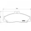 Ford Ranger fékbetét garnitúra | Textar 2354001 Ford Ranger fékbetét garnitúra | Textar 2354001