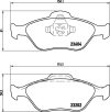 Ford Ka fékbetét garnitúra | Textar 2360406