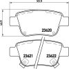 Toyota Avensis fékbetét garnitúra | Textar 2362002