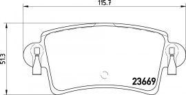 Opel Movano fékbetét garnitúra | Textar 2366901