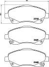 Toyota Avensis fékbetét garnitúra | Textar 2376802