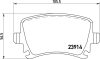 Volkswagen Jetta fékbetét garnitúra | Textar 2391401