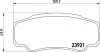 Citroen Jumper fékbetét garnitúra | Textar 2392101