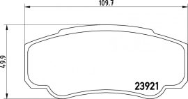 Citroen Jumper fékbetét garnitúra | Textar 2392101