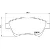 Renault Kangoo fékbetét garnitúra | Textar 2393001
