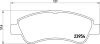 Citroen C-Elysee fékbetét garnitúra | Textar 2395401