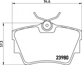 Nissan Primastar fékbetét garnitúra | Textar 2398001