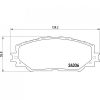Toyota Auris fékbetét garnitúra | Textar 2433601