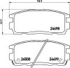 Opel Antara fékbetét garnitúra | Textar 2449801 Opel Antara fékbetét garnitúra | Textar 2449801