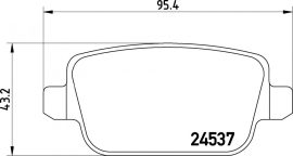 Ford Focus fékbetét garnitúra | Textar 2453703