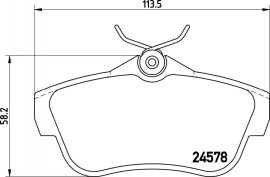 Peugeot Expert fékbetét garnitúra | Textar 2457801
