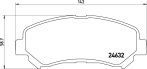 Nissan X-Trail fékbetét garnitúra | Textar 2463201