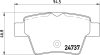 Peugeot 207 fékbetét garnitúra | Textar 2473701 Peugeot 207 fékbetét garnitúra | Textar 2473701
