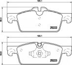 Peugeot 508 fékbetét garnitúra | Textar 2522201