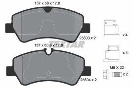 Ford Transit fékbetét garnitúra | Textar 2560301