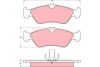 Volkswagen LT 28-46 fékbetét garnitúra | TRW GDB1263