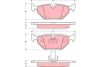 BMW 5 fékbetét garnitúra | TRW GDB1265