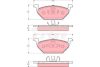 Audi A3 fékbetét garnitúra | TRW GDB1357