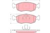 Fiat Punto fékbetét garnitúra | TRW GDB1383