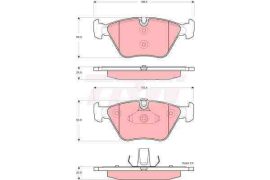 BMW 3 fékbetét garnitúra | TRW GDB1577